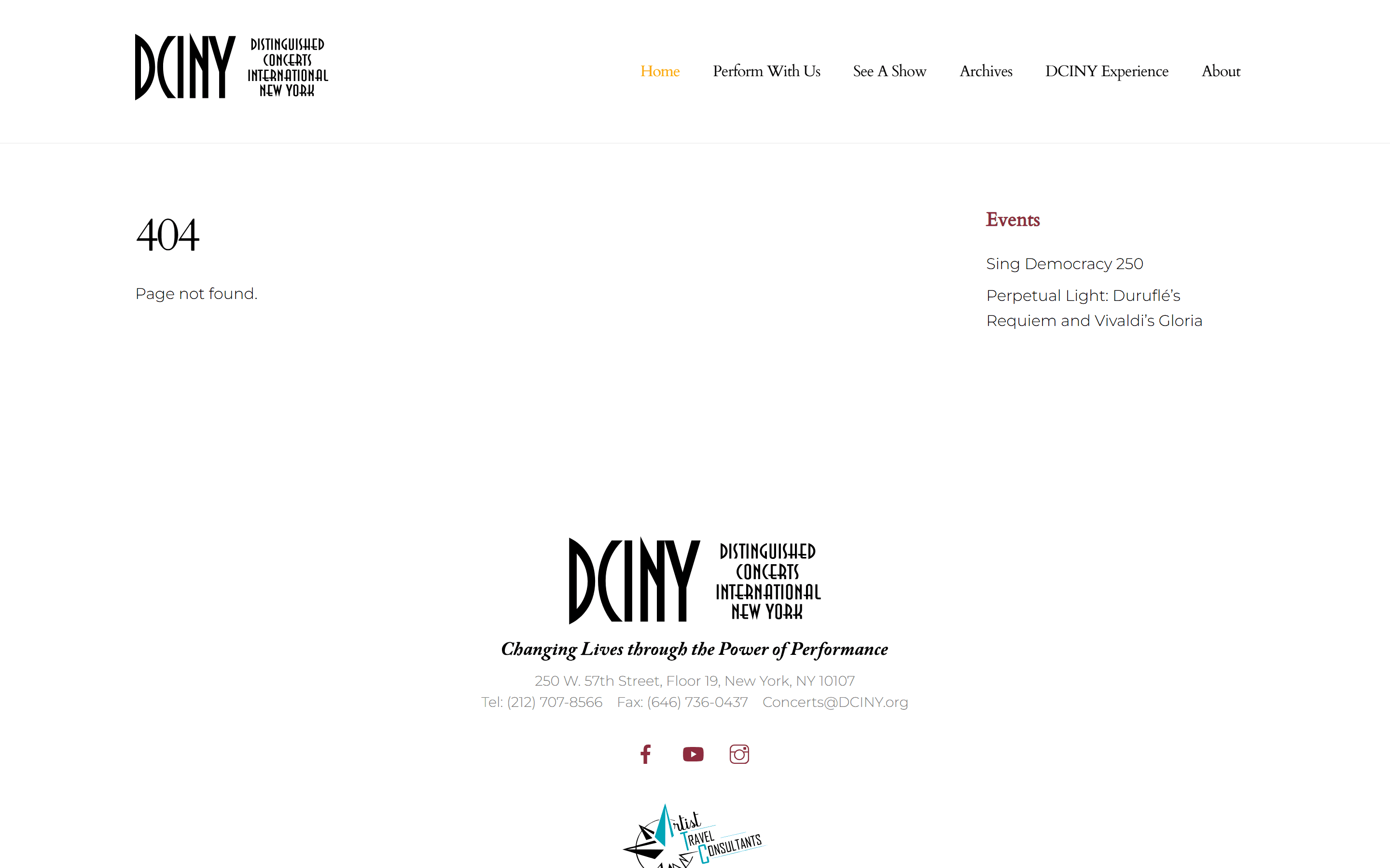 DCINY concert archives